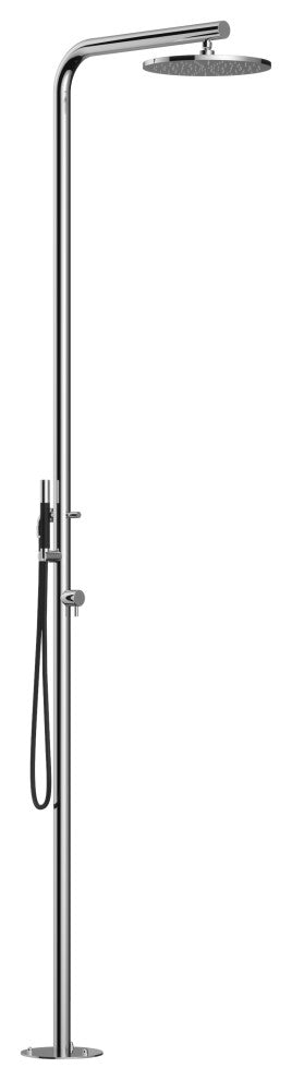 "Classy" Free Standing Shower Column- Hot and Cold, Hand Spray and Hose