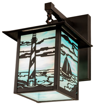 9 Wide Seneca Lighthouse Sailboat Wall Sconce