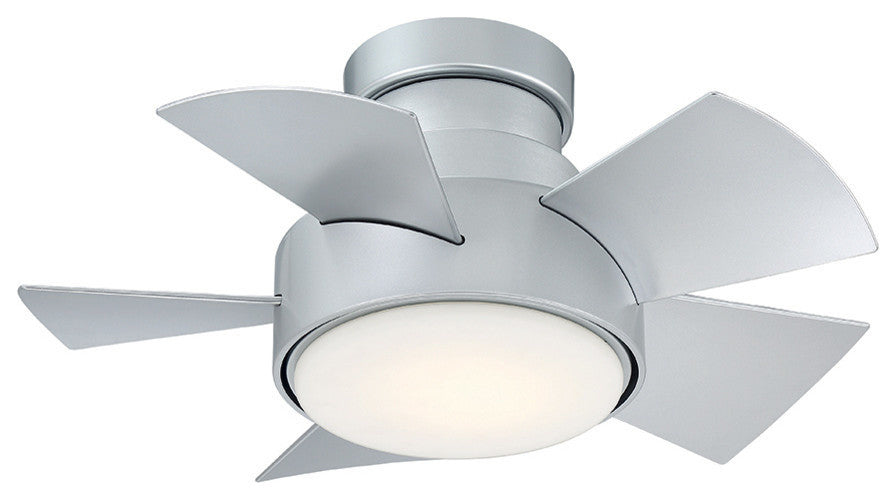 Modern Forms Vox Flush Mount Ceiling Fan, Bronze, Titanium Silver, 26"
