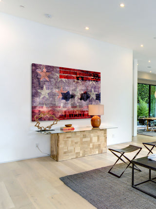 "Uncle Sam" Print on Canvas, 18"x12"