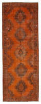 Rug N Carpet - Hand-knotted Anatolian 4' 10" x 13' 6" Rustic Runner Rug