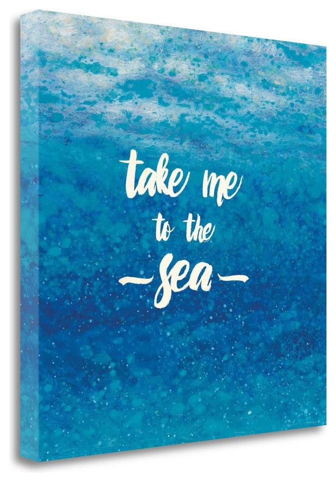 "Underwater Quotes I" By James Wiens, Giclee Print on Gallery Wrap Canvas