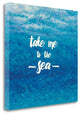 "Underwater Quotes I" By James Wiens, Giclee Print on Gallery Wrap Canvas