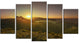 "Volterraio And Portoferraio Bay" Landscape Wall Art Print, 5 Panels, 60"x32"