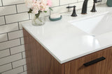 Bailey 22" Modern Walnut Brown-Light Bathroom Vanity