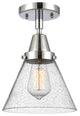 INNOVATIONS LIGHTING 447-1C-PC-G44-LED Large Cone Flush Mount