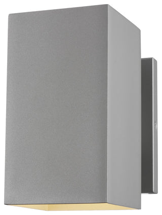 Pohl Medium 1-Light Outdoor Wall Lantern, Painted Brushed Nickel