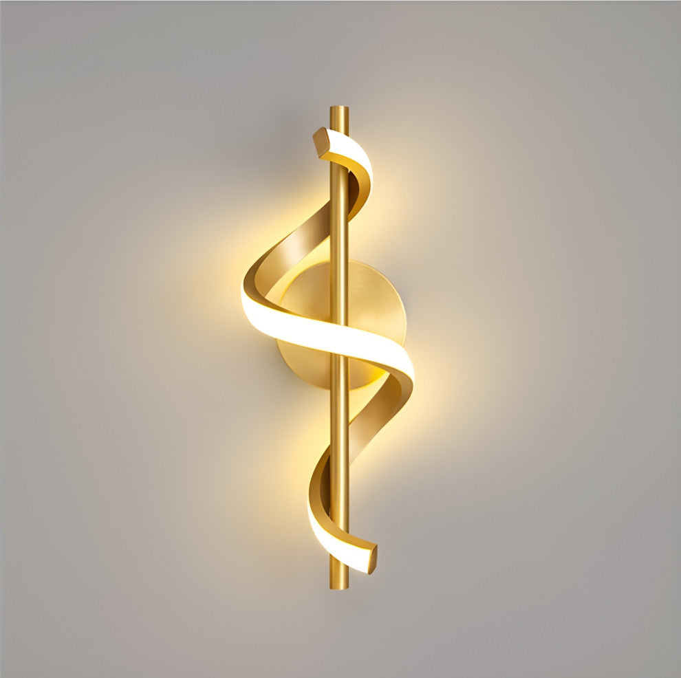 Marbella | Modern Creative LED Wall Sconce, Gold, Cool Light