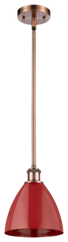 Innovations 516-1S-AC-MBD-75-RD 1-Light Pendant, Antique Copper