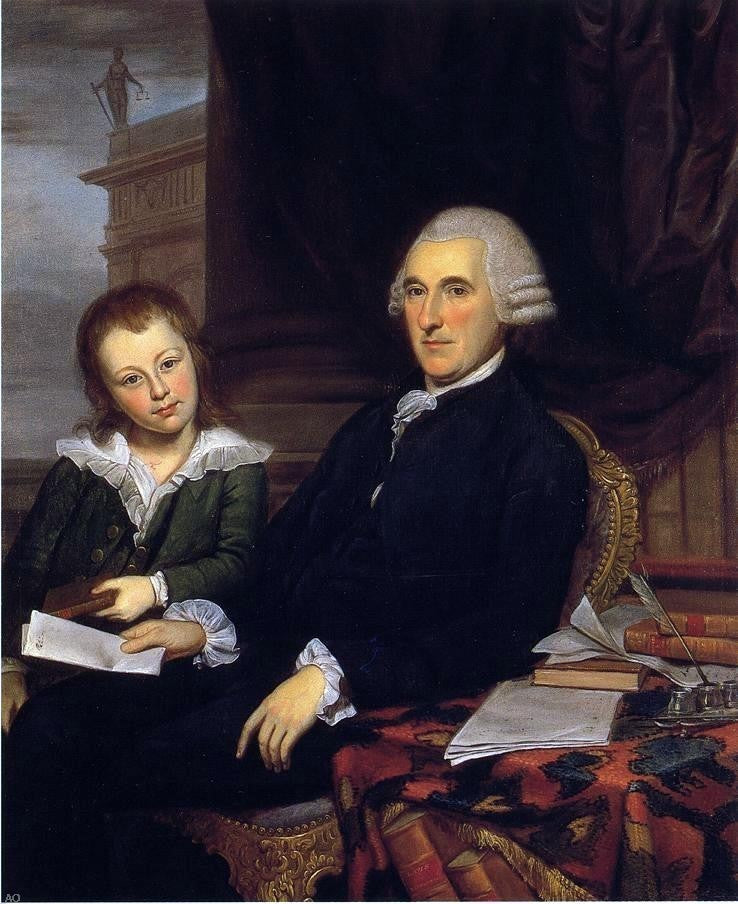 Charles Willson Peale Governor Thomas McKean Wrapped Canvas, 20"x25"