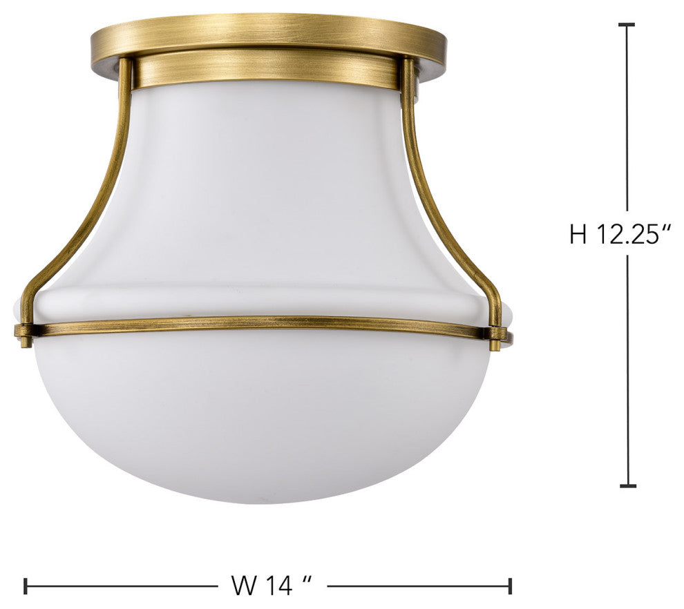 Valdora 1 Light 14" Flush Mount