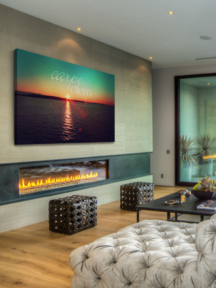 "Carpe Diem" Print on Canvas by Sylvia Cook