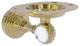 Pacific Grove Twisted Tumbler and Toothbrush Holder, Unlacquered Brass