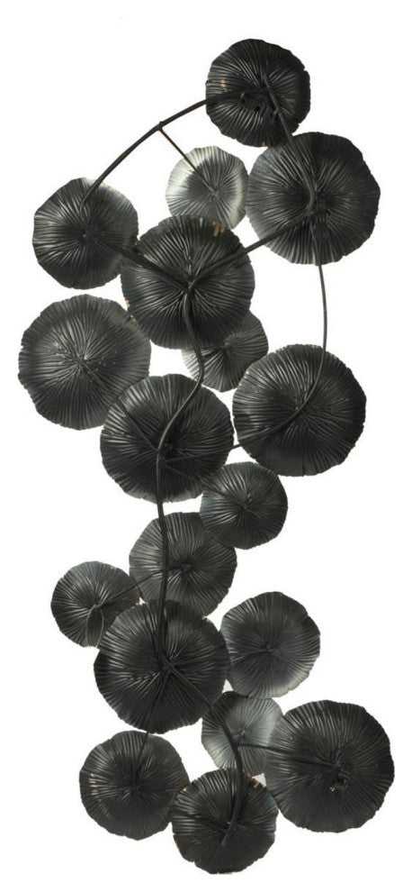 Retro Modern 39" Metallic Metal Wall Art