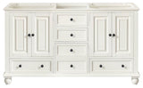 Avanity Thompson 60" Vanity Only, French White Finish