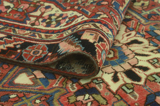 Fine Vintage Heriz Tabarak Rust/Ivory Runner, 3'6 x 10'10