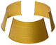 Gold Hammered Metal Tree Collar, 22"D