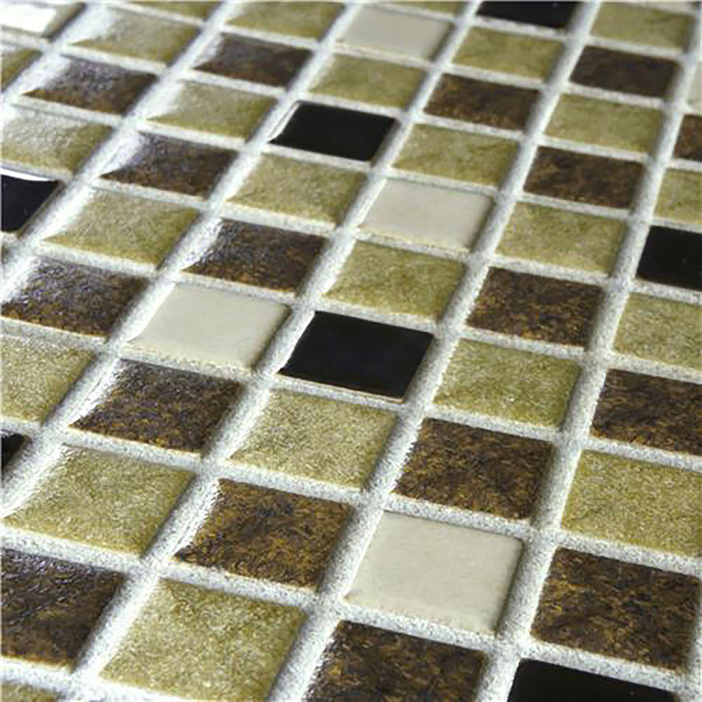 Metal Multi Beige Porcelain Floor and Wall Tile