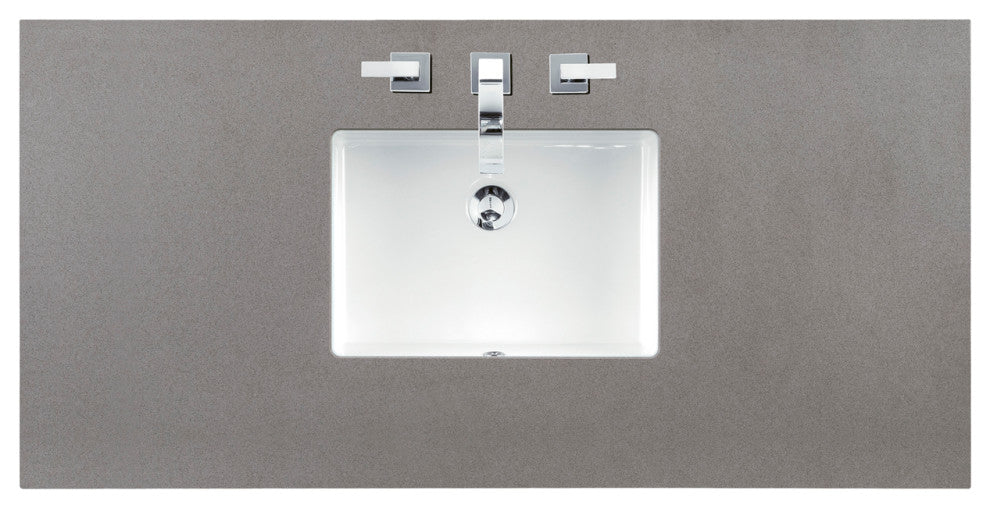 Copper Cove Encore 48" Vanity, Silver Gray, Gray Expo Quartz Top