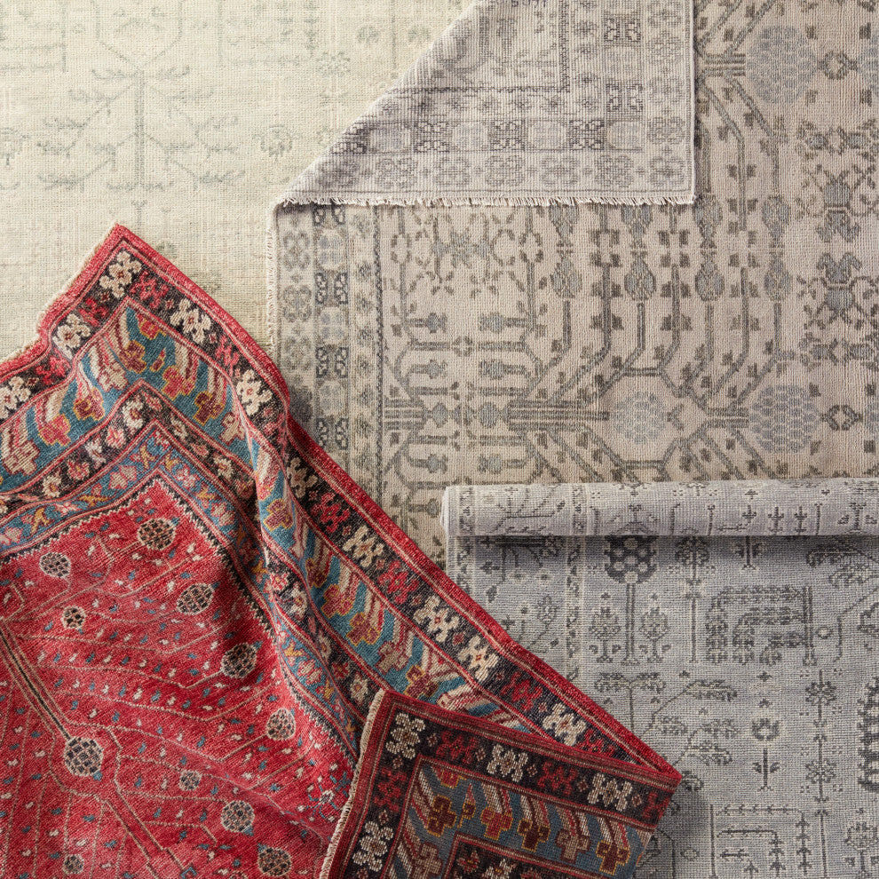 Jaipur Living Donte Hand-Knotted Oriental Red/ Blue Area Rug, 10'x14'