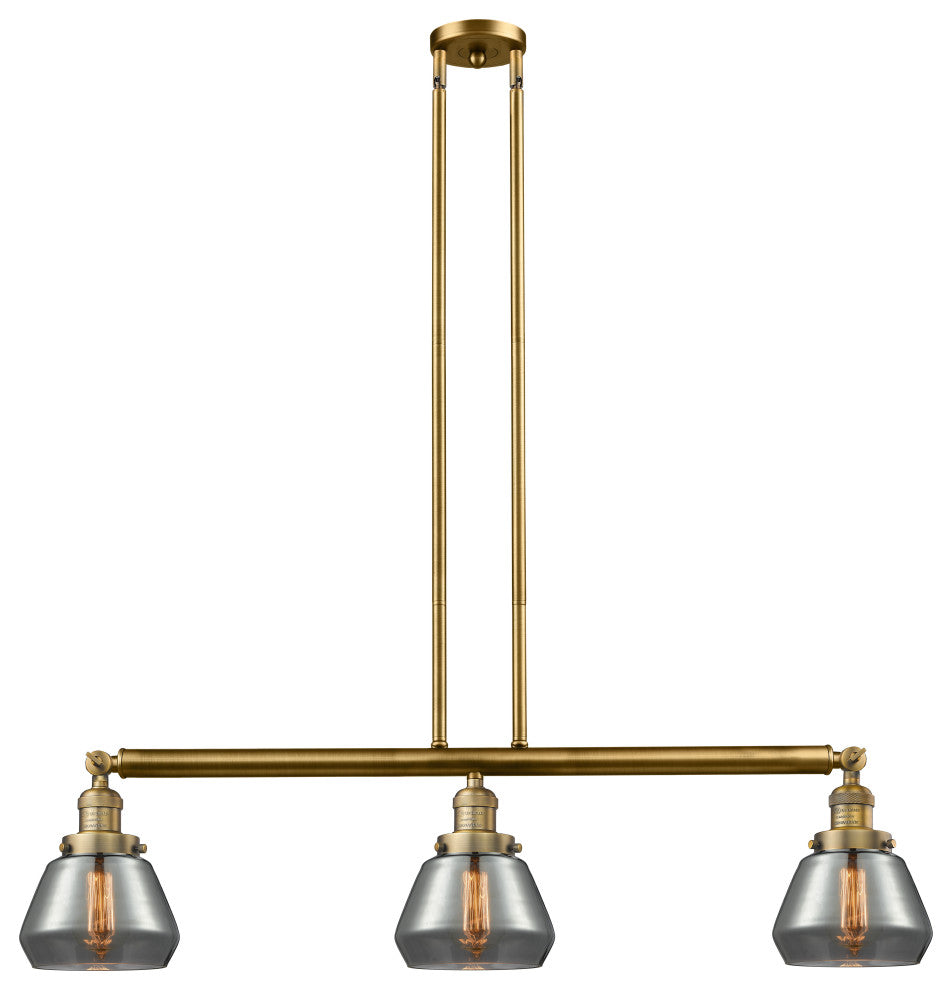Innovations Lighting 213-Bb-S-G173-Led 3 Light Dimmable Led Island Light