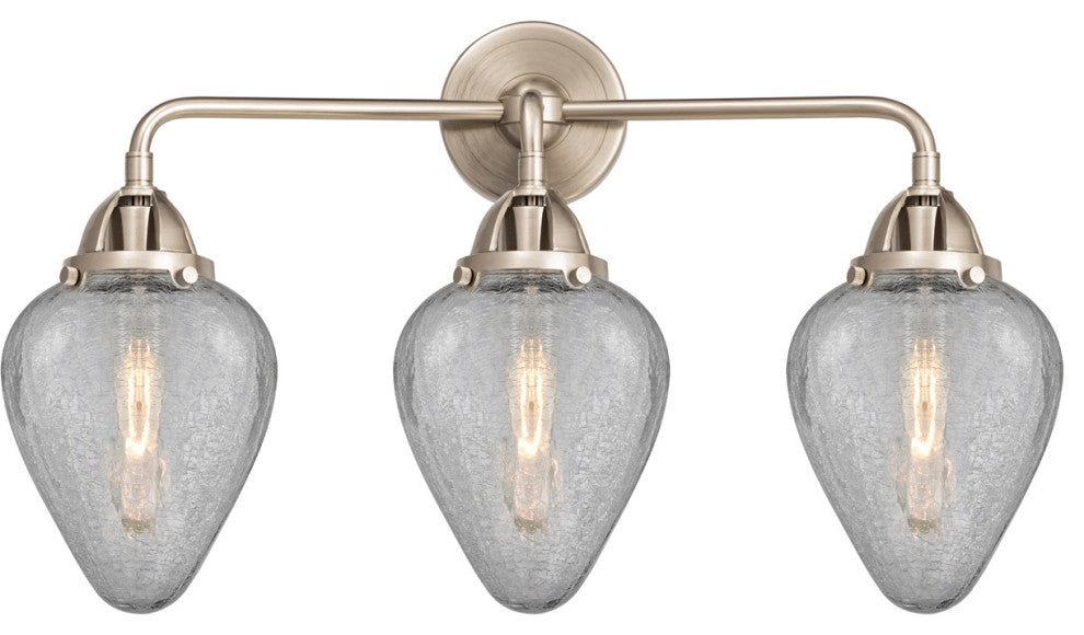 Innovations 288-3W-SN-G165-LED 3 Light Vanity Light, Brushed Satin Nickel