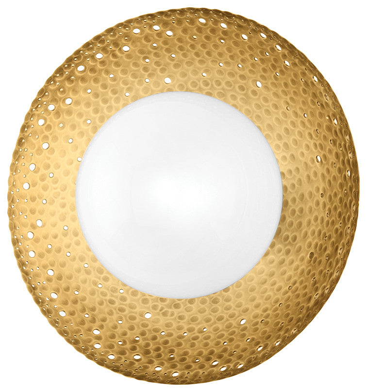 Glimmer 1-Light Wall Sconce Aged Brass