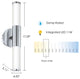 1x11W LED Vanity Wall Light, Chrome Finish, Opal Glass