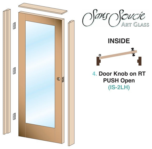 Laundry Door - Loads of Fun - Primed - 32" x 84" - Knob on Right - Push Open