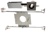 WAC Lighting LEDme 1" Adjustable Square Mini Recessed Downlight 3500K, Gunmetal