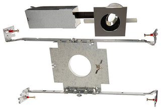 WAC Lighting LEDme 1" Adjustable Square Mini Recessed Downlight 3500K, Gunmetal