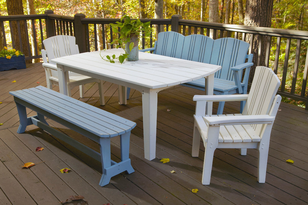 Carolina Preserves 69" Dining Table, Butter (Distressed)