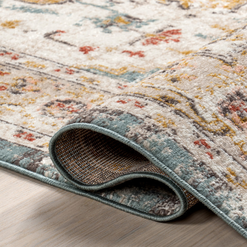 Nuloom Justine Vintage-Style Area Rug, Beige 5'3