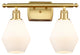 Innovations 516-2W-SG-G651-6 2-Light Bath Vanity Light, Satin Gold