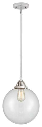 Beacon Mini Pendant, Polished Chrome, Clear, Clear