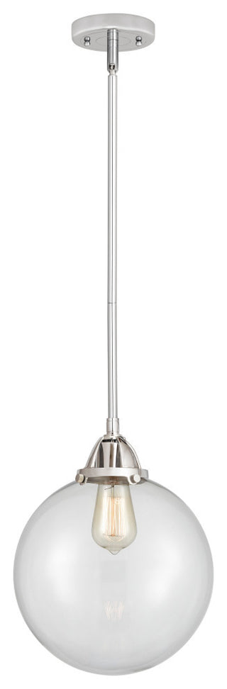 Beacon Mini Pendant, Polished Chrome, Clear, Clear