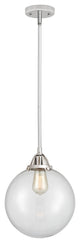 Beacon Mini Pendant, Polished Chrome, Clear, Clear