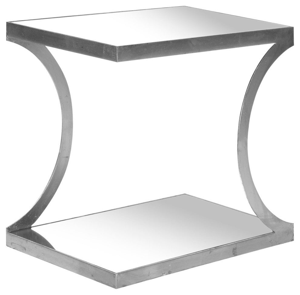 Safavieh Sullivan Accent Table, Silver, Mirror Top