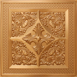 Gold 3D Ceiling Panels, 2'x2', 200 Sq Ft, Pack of 50