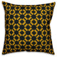 Folk Southwestern Pattern, Yellow Throw Pillow Cover, 16"x16"