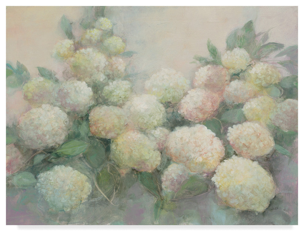 Julia Purinton ''Annabelle Hydrangeas'' Canvas Art, 19"x14"