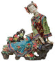 Chinese Porcelain Figurine, Shi Wan Lady with Cherry Blossoms