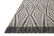 Loloi Kenzie Ivory / Charcoal 7'-9" x 9'-9" Area Rug