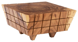 Cubed Coffee Table, Natural