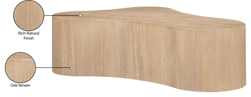 Zaire Coffee Table, Natural