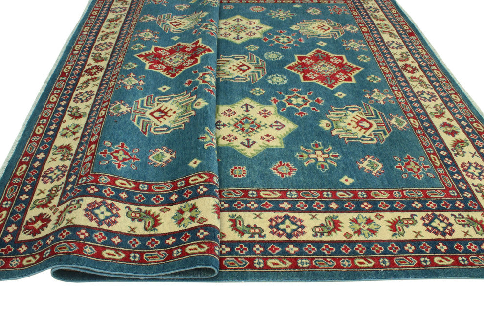 Kazak Fox Blue Rug