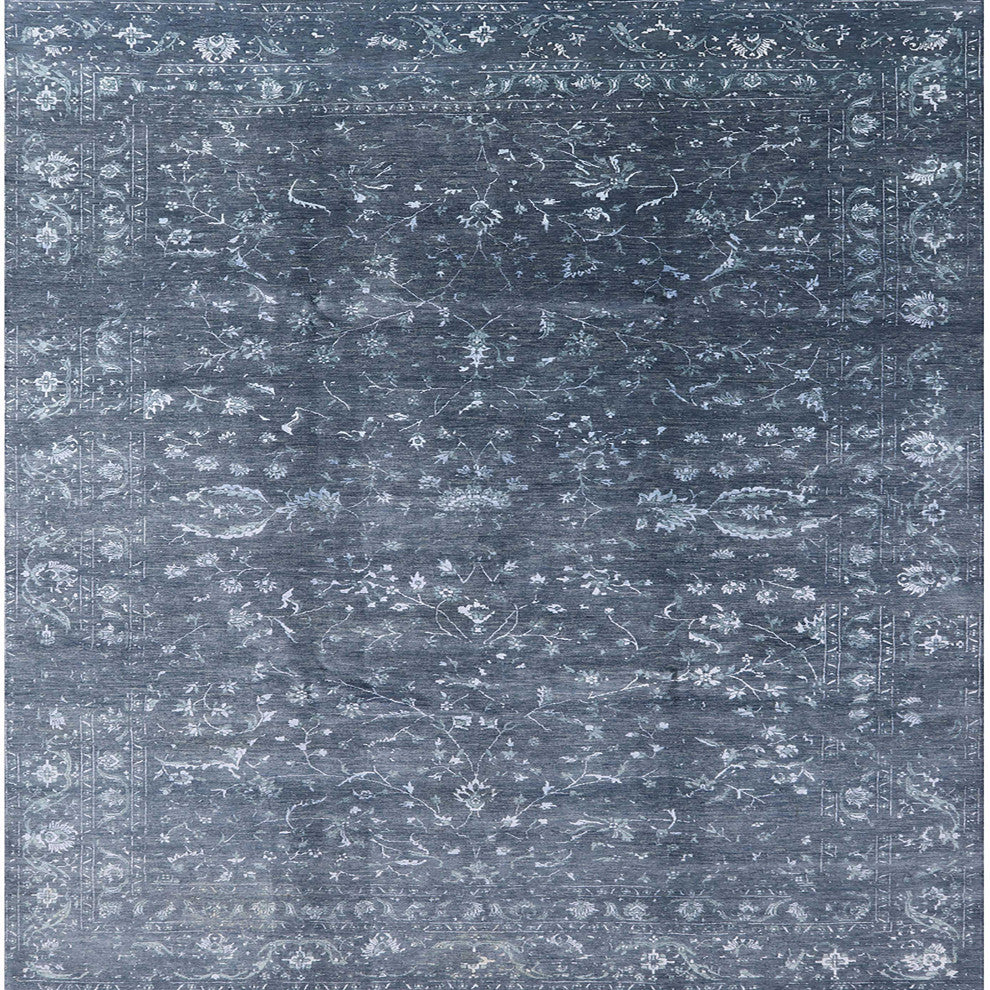Ahgly Company Indoor Square Mid-Century Modern Area Rugs, 7' Square