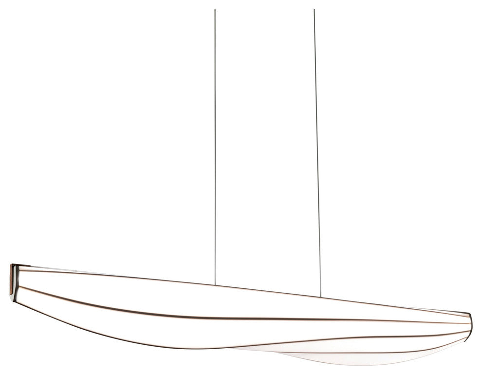 Lenis LED Linear Pendant, Walnut, 2700k - 277v