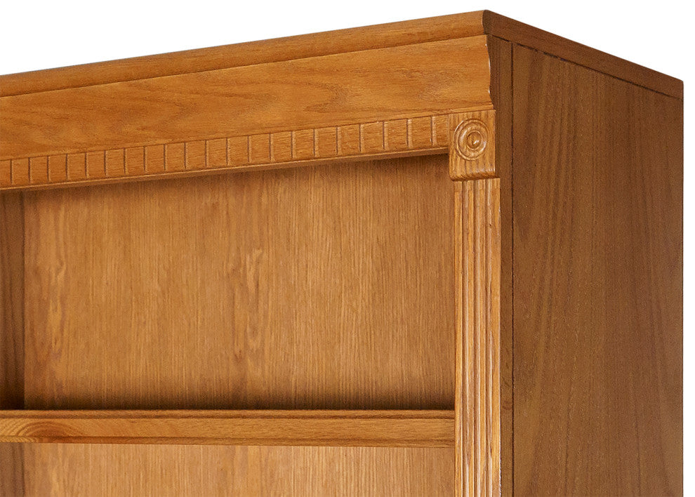 Huntington Oxford Wood Bookcase With Doors