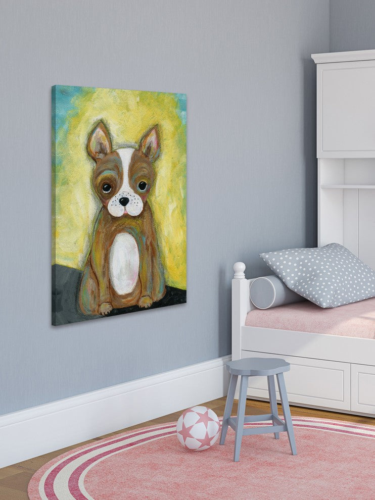 "Rocky" Painting Print on Wrapped Canvas, 16"x24"